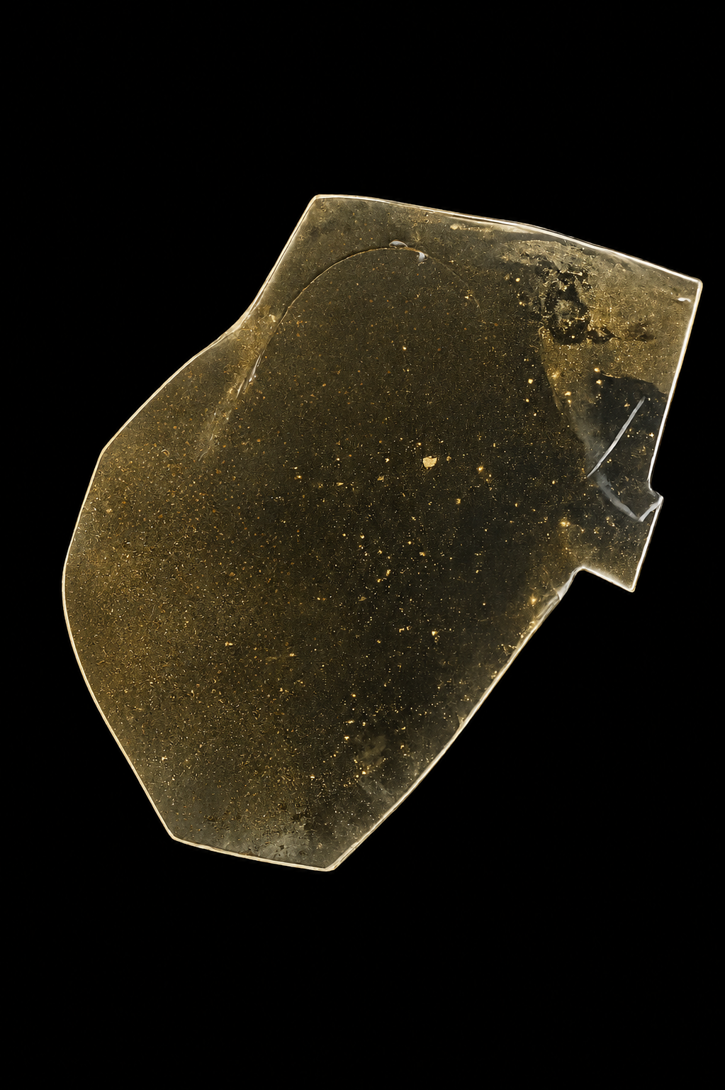 Gold-tone mica material